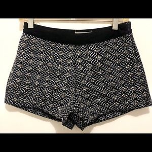 Beaded and Embroidered Shorts